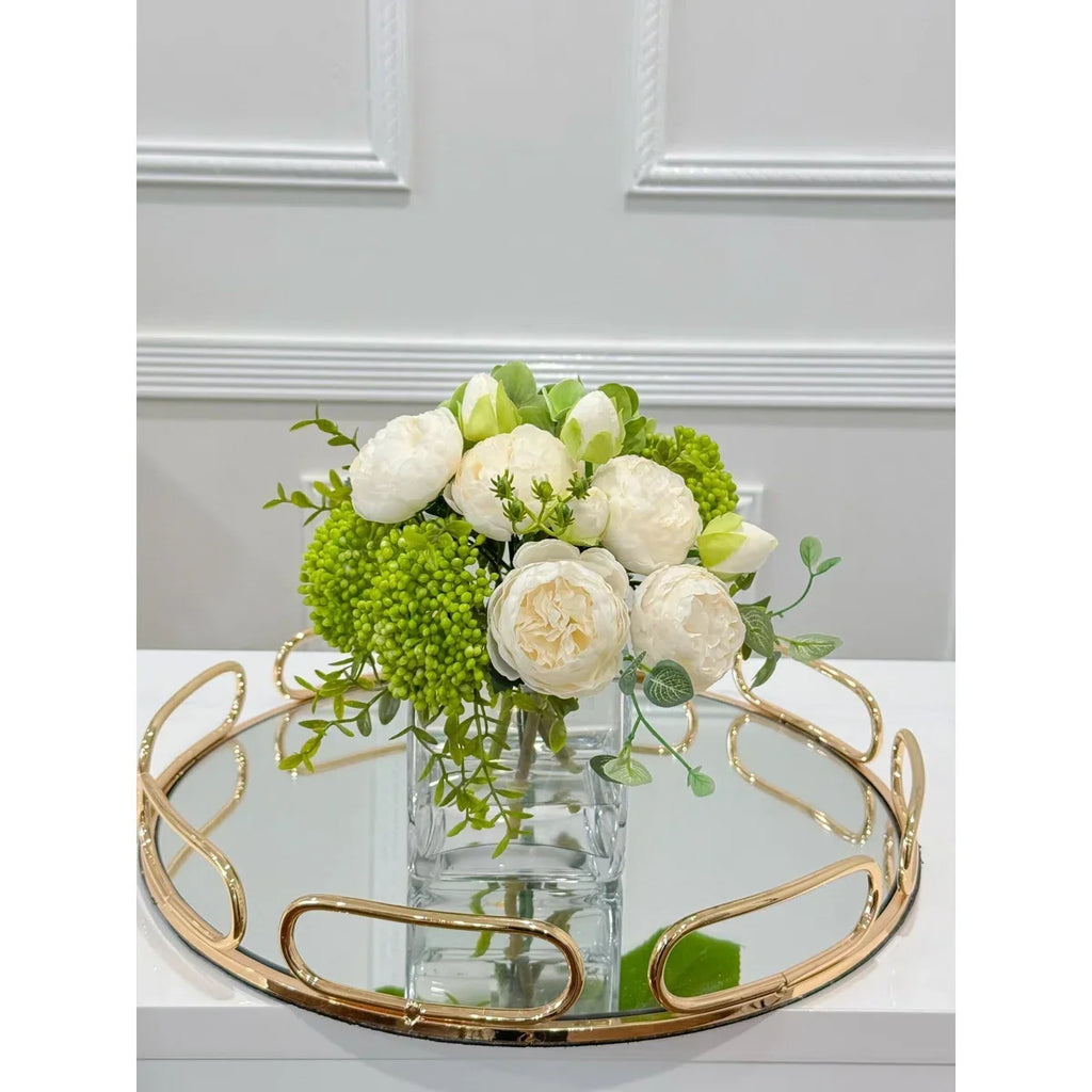 Blush Élan Faux Floral Arrangement