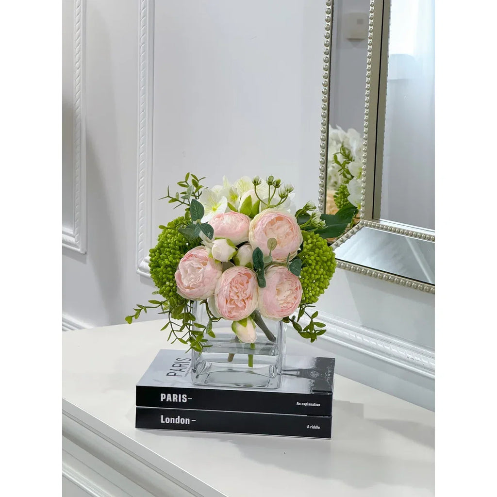 Blush Élan Faux Floral Arrangement