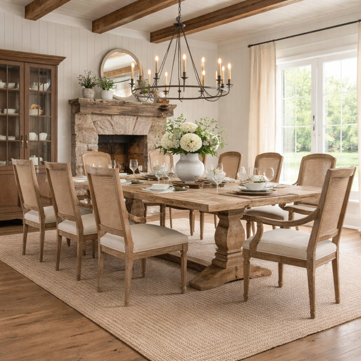 Avignon Pine Dining Table