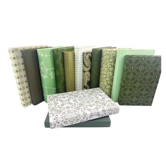 Assorted Green Book Set- Designer Curated