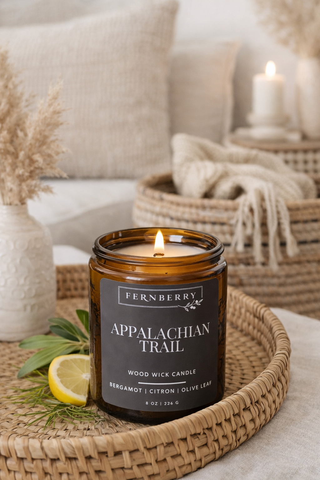 Appalachian Trail- 8oz Wood Wick Candle
