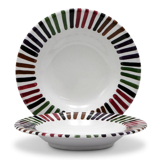 BELLO: Piatto fondo con bordo per pasta/zuppa