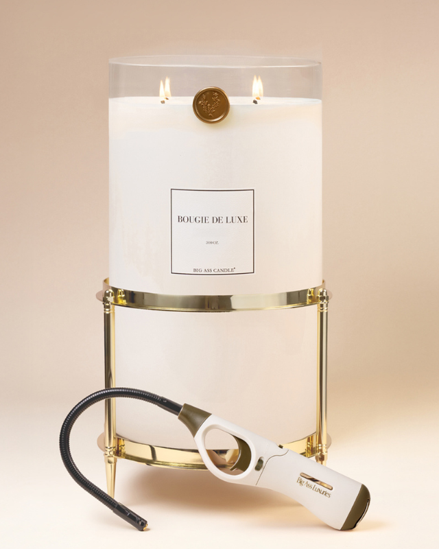 Big Ass Candle Holder & Long Ass Lighter Bundle
