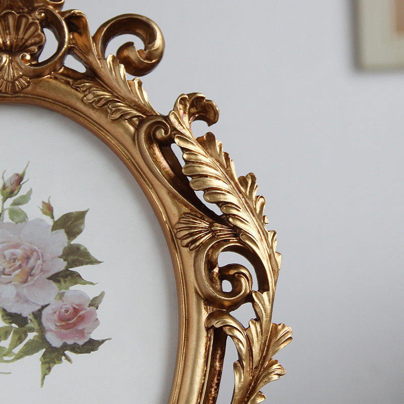 Baroque Crown Oval Photo Frame