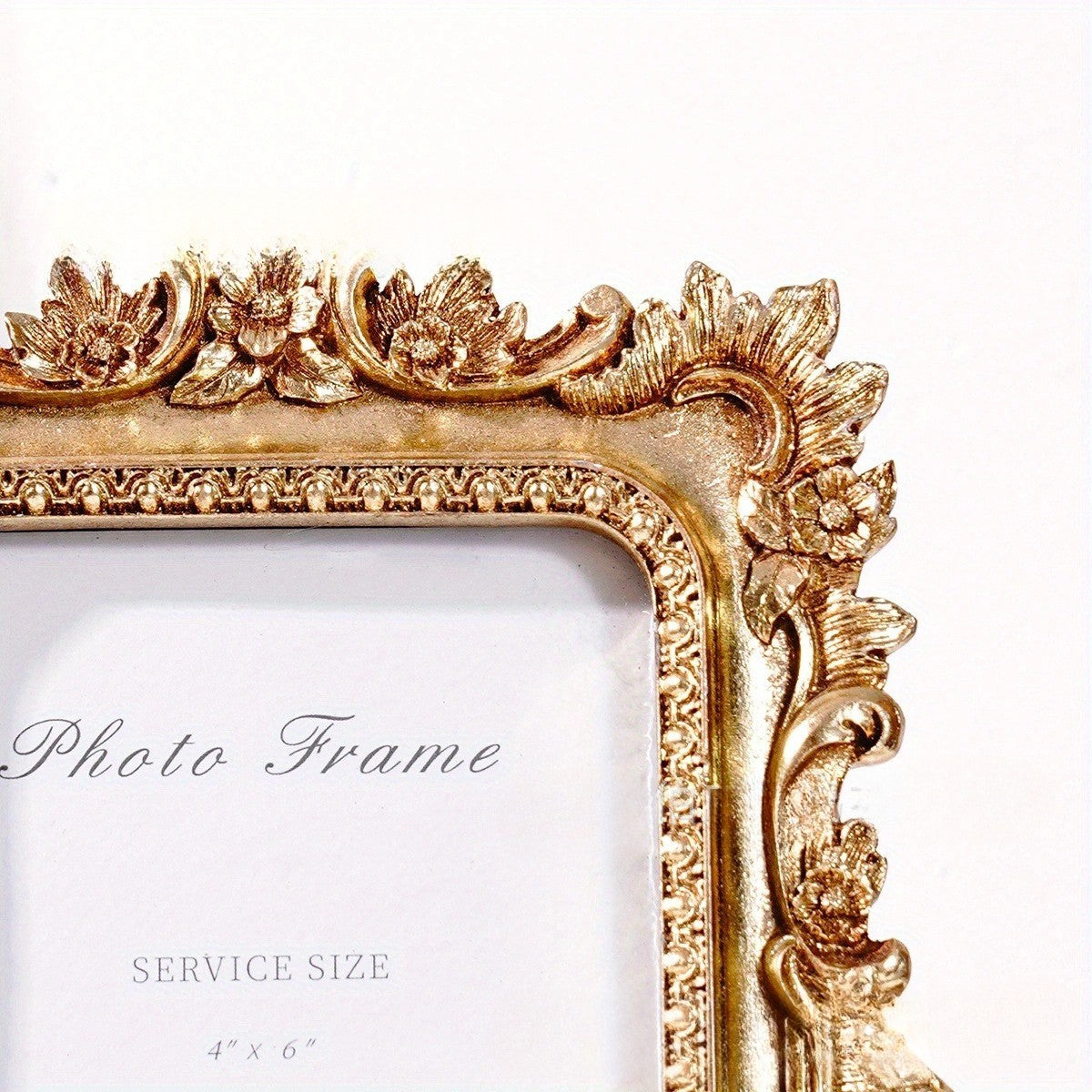 Cadre photo floral baroque