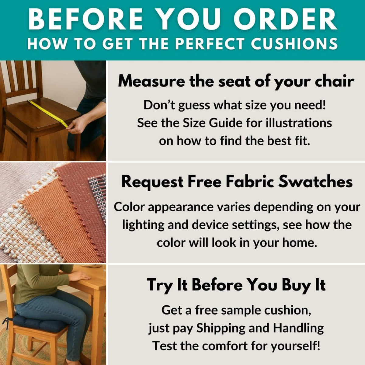 Micro-Suede Coffee Bean Brown Dining Chair Pad with Ties - Latex Foam Fill - Microfiber