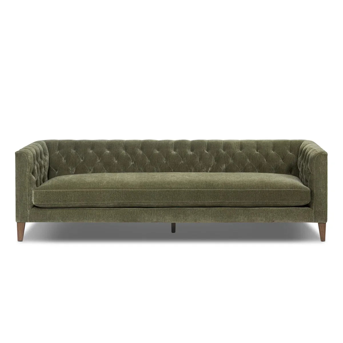Verona Grand Tufted Chesterfield Velvet Sofa – 96"