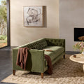 Verona Grand Tufted Chesterfield Velvet Sofa – 96"
