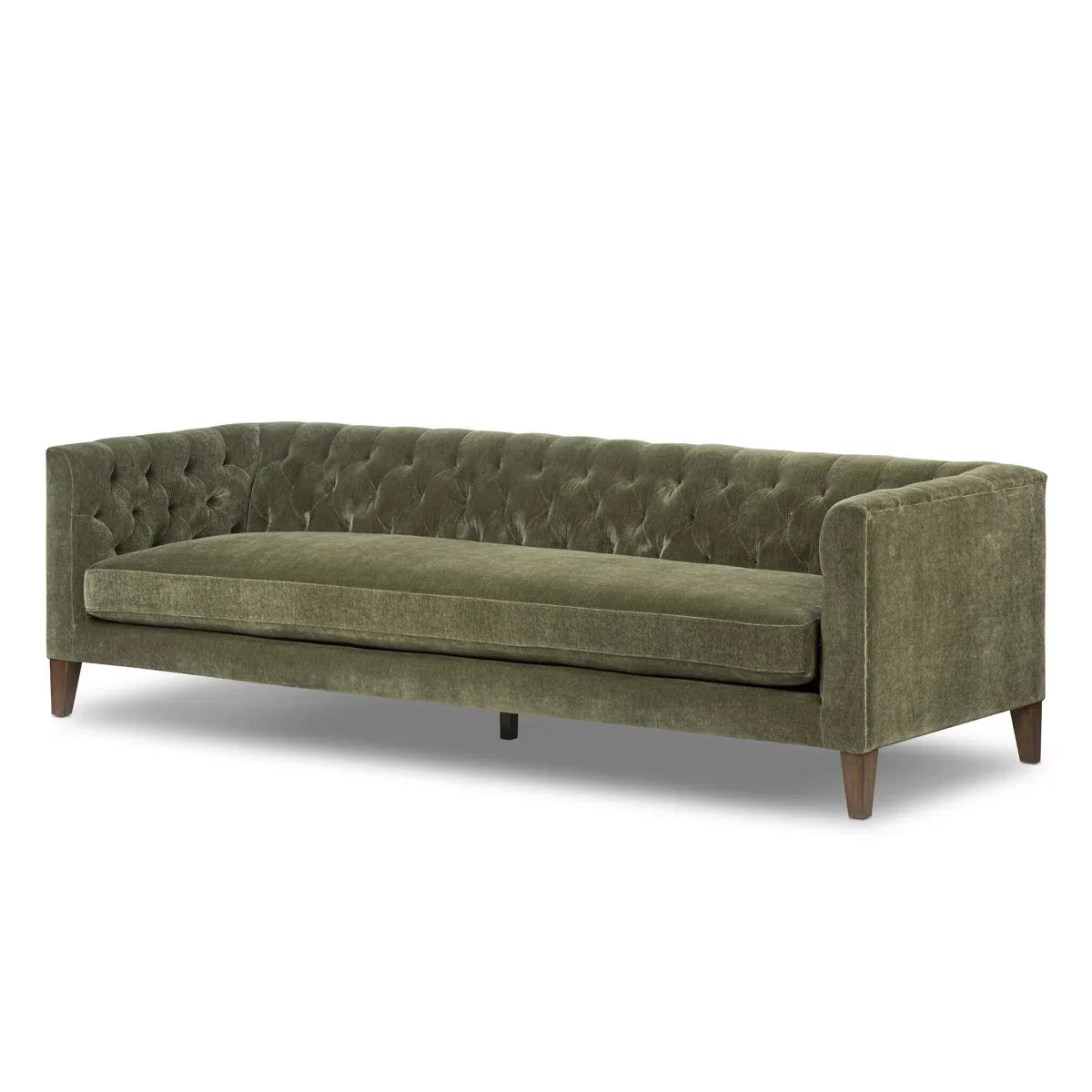 Verona Grand Tufted Chesterfield Velvet Sofa – 96"
