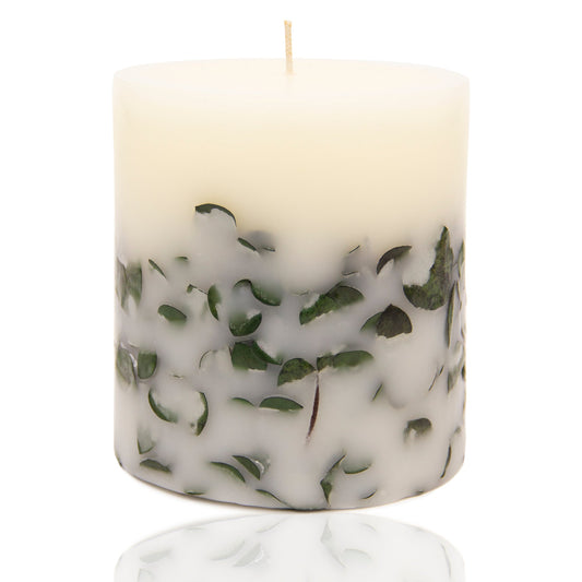 Bougie botanique à l'eucalyptus