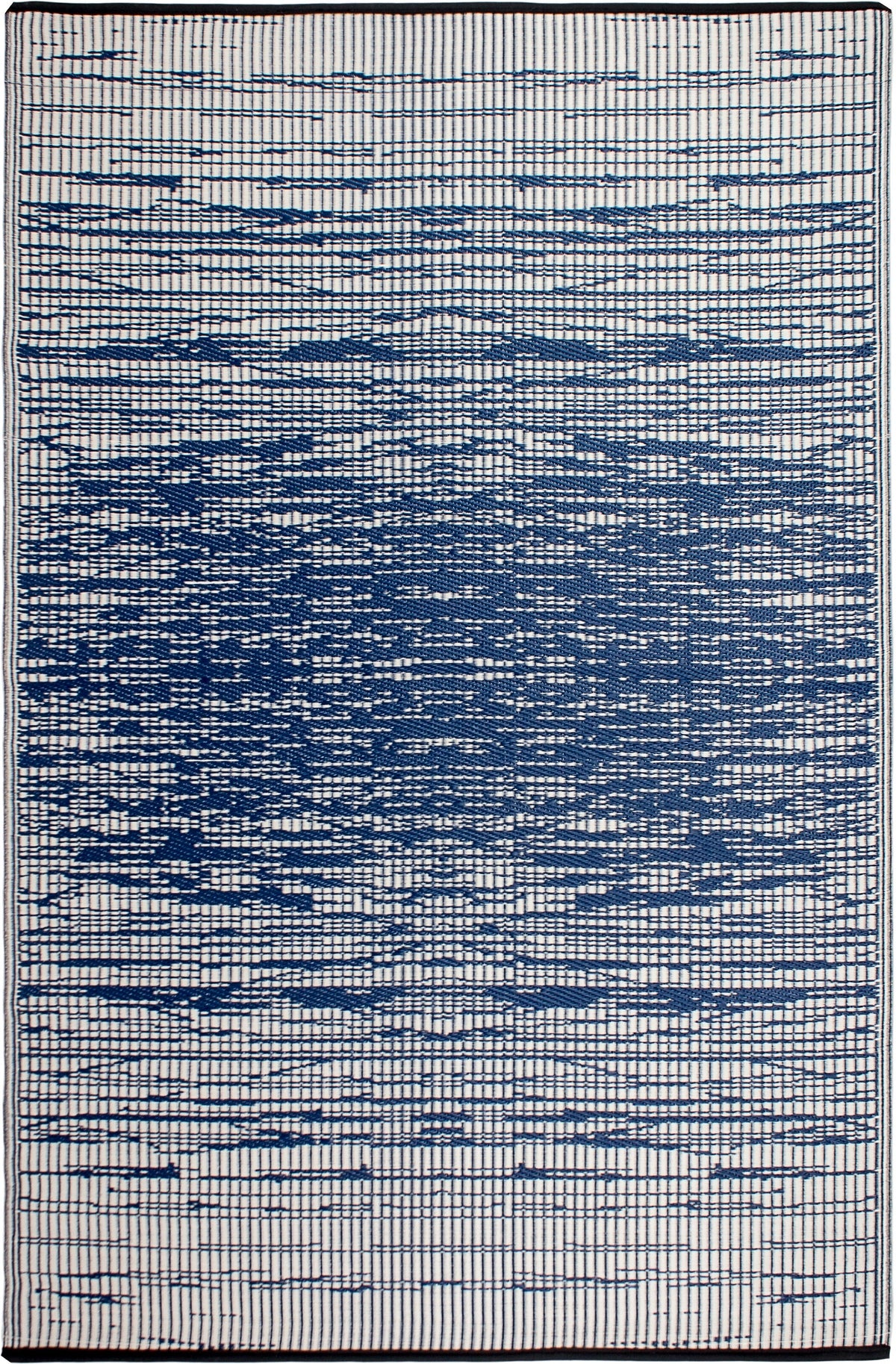 Brooklyn - Blue Abstract Outdoor Rug for Patio