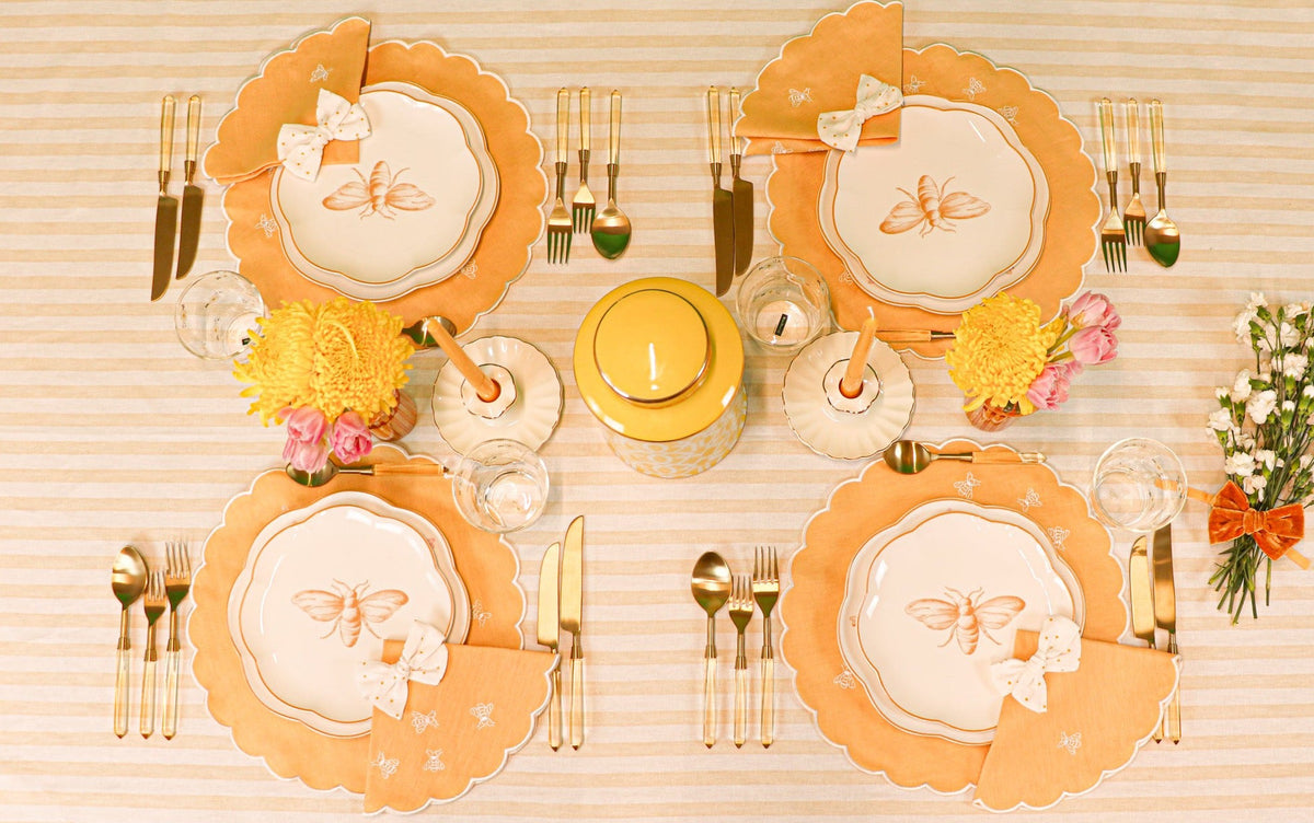 Bumble Voyage Linen Napkins – Set of 4