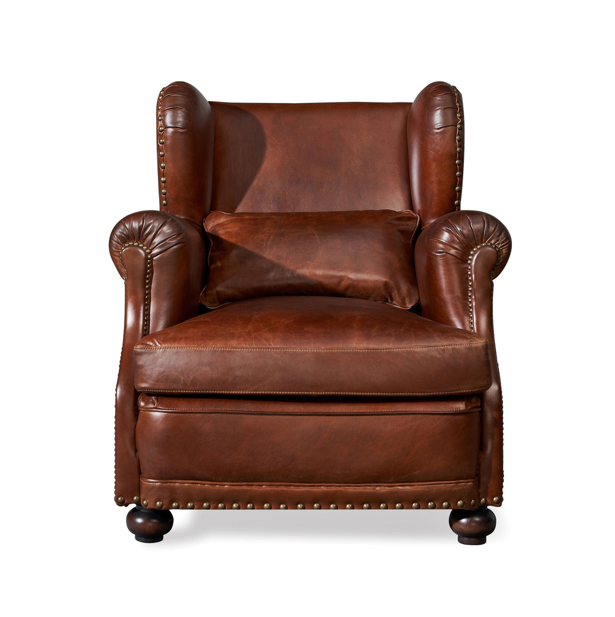 Sego Top Grain Leather Arm Chair