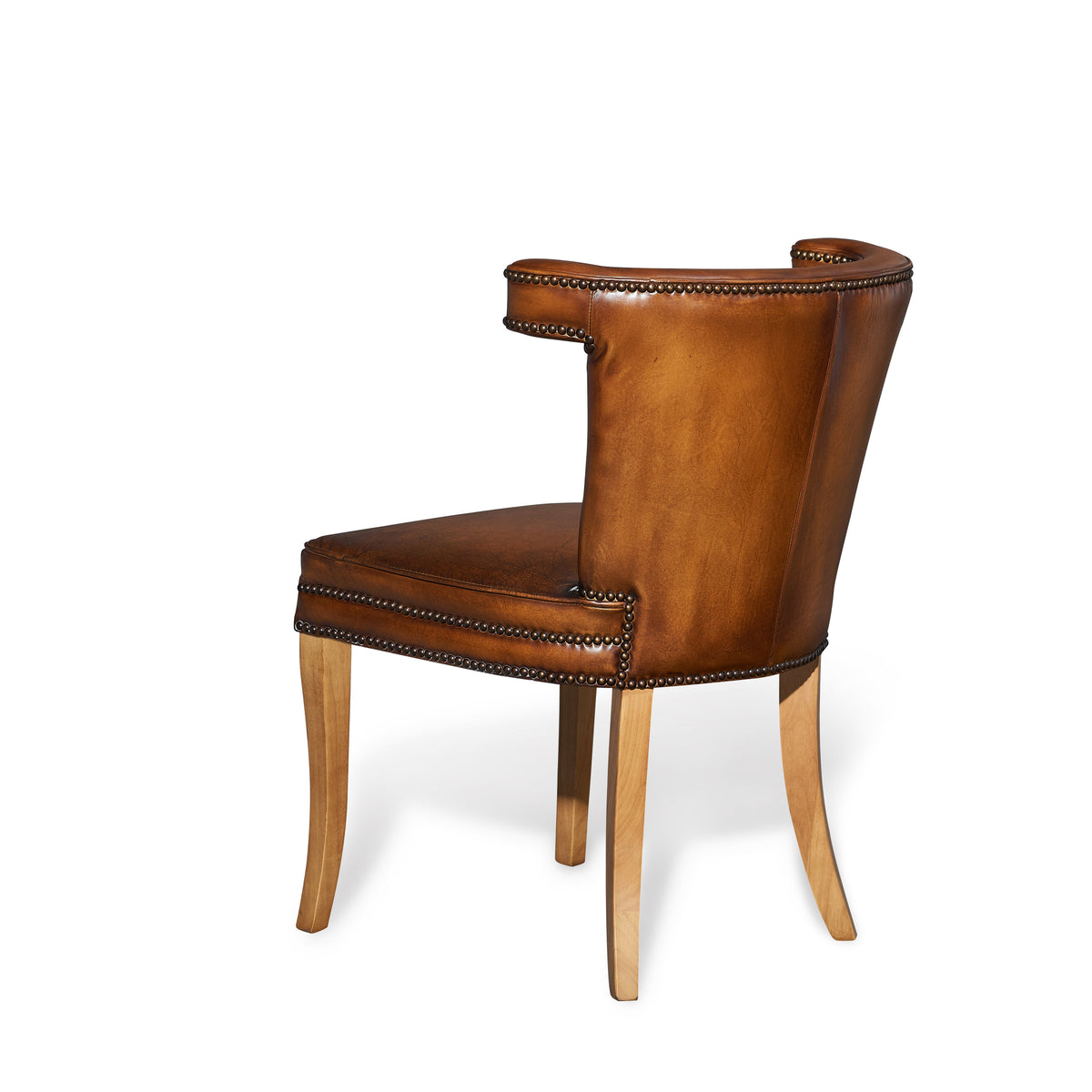 Luca Top Grain Leather Side Chair