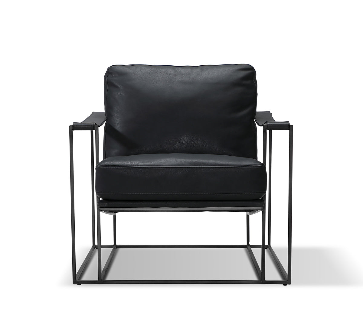 Fredo Top Grain Leather Arm Chair