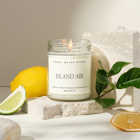 Bougie parfumée Island Air - pot transparent - 255 g