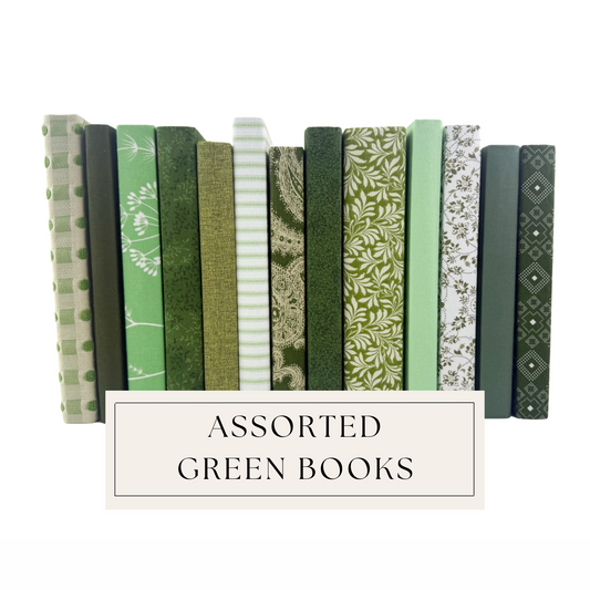 Assorted Green Book Set- Designer Curated