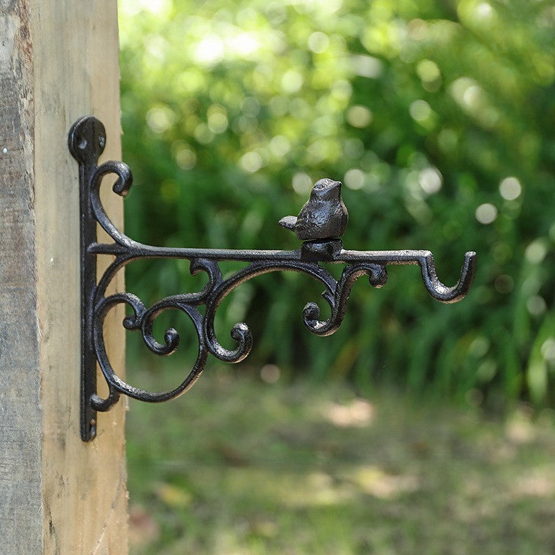 Cast Iron Bird Hook Bracket