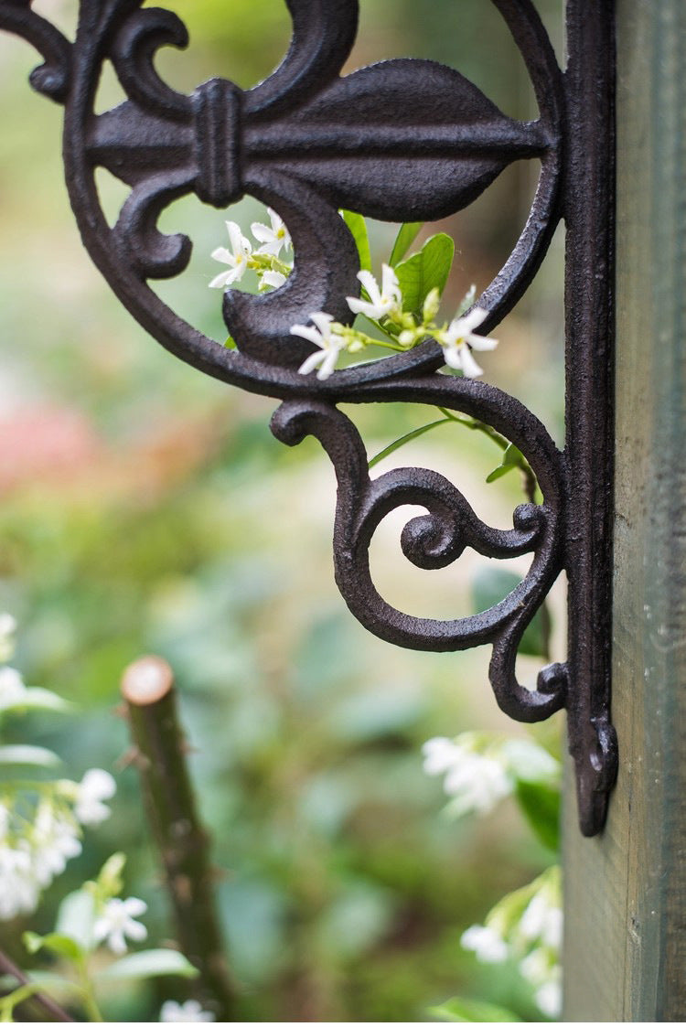 Iron Scrollwork Wall Brackets