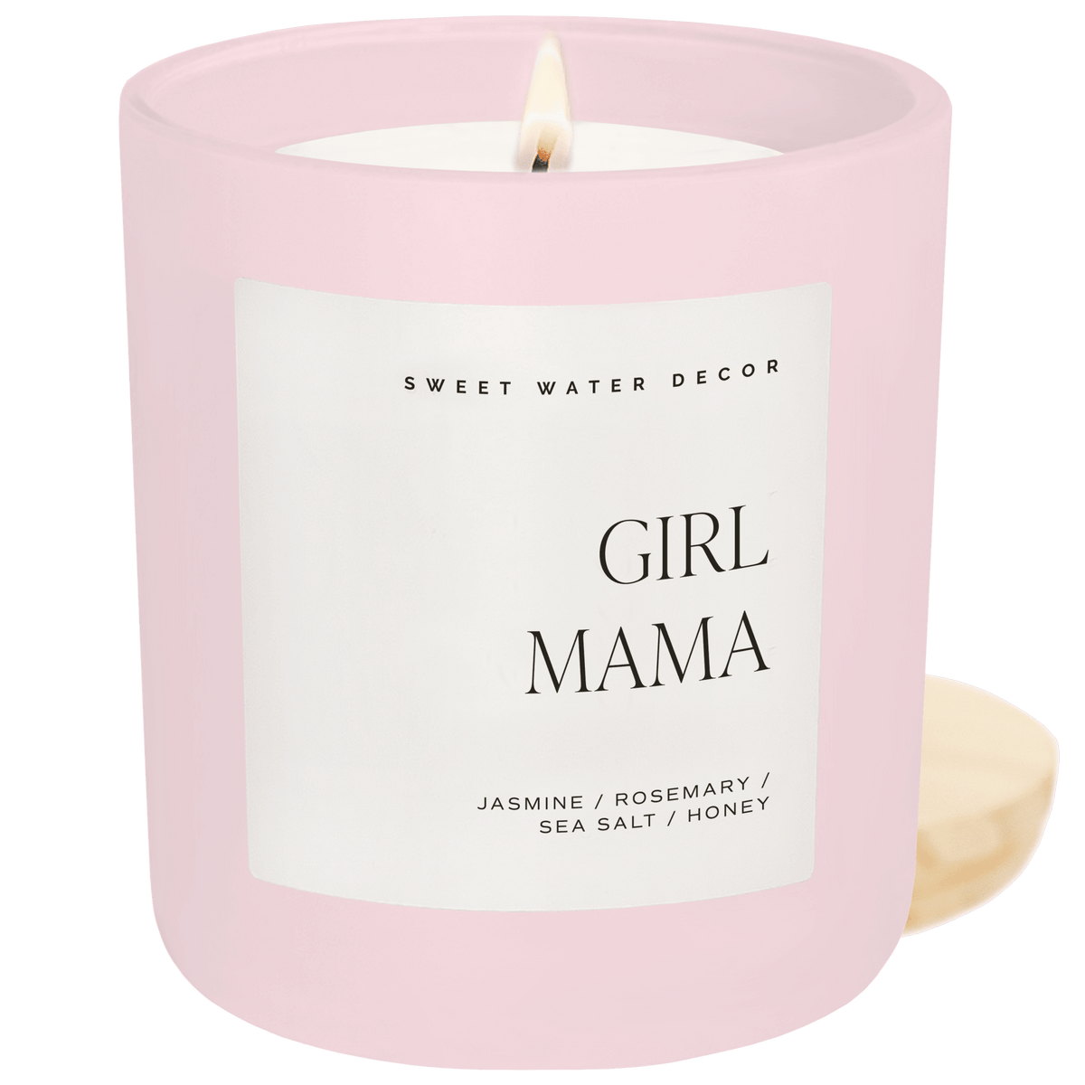 Girl Mama Soy Candle - Pink Matte Jar - 15 oz