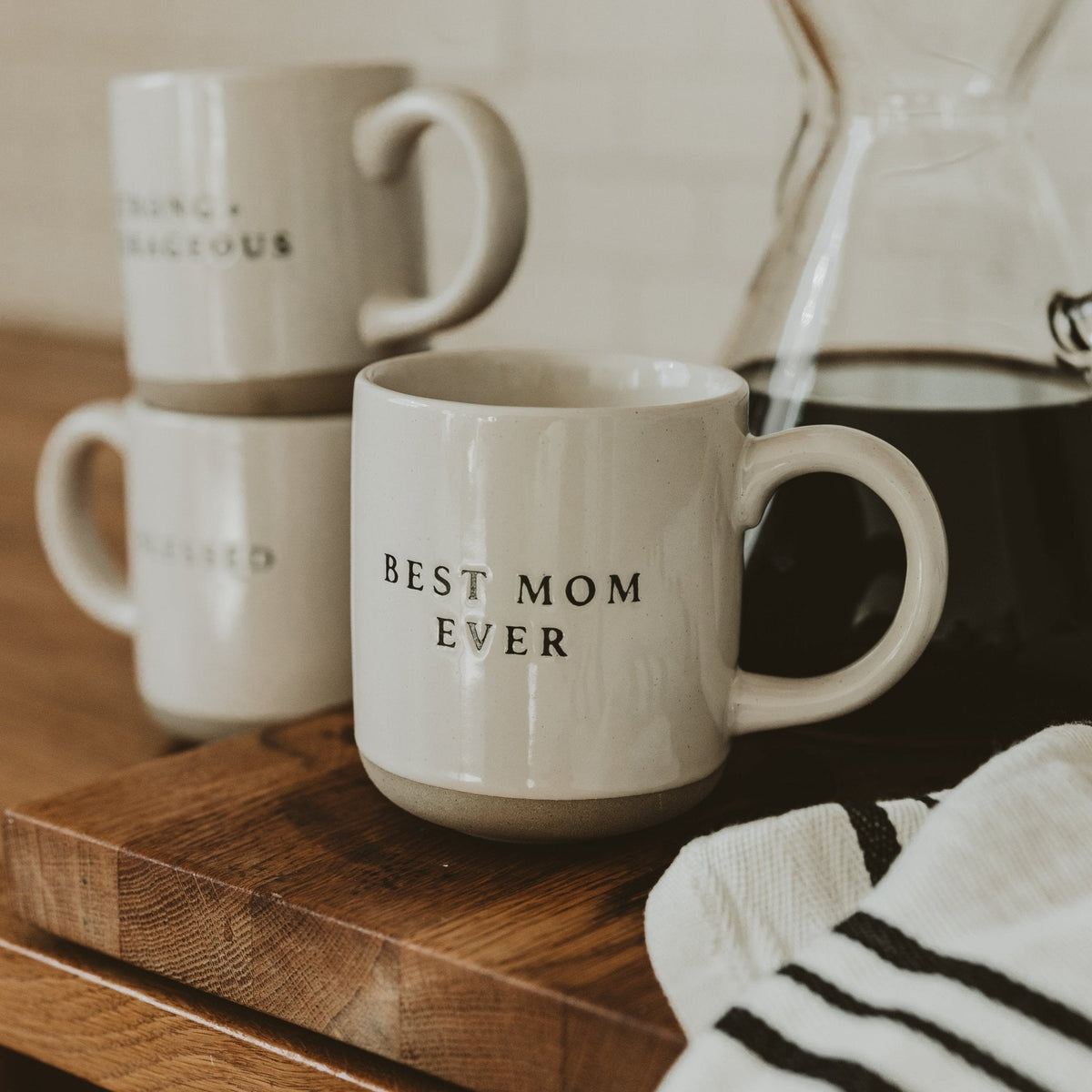 Best Mom Ever 14 oz Stoneware Coffee Mug