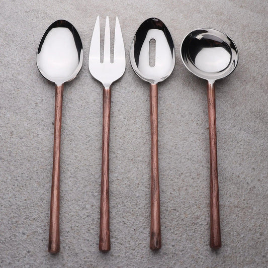 CAMELLIA HOSTESS SERVING 4 PC. SET