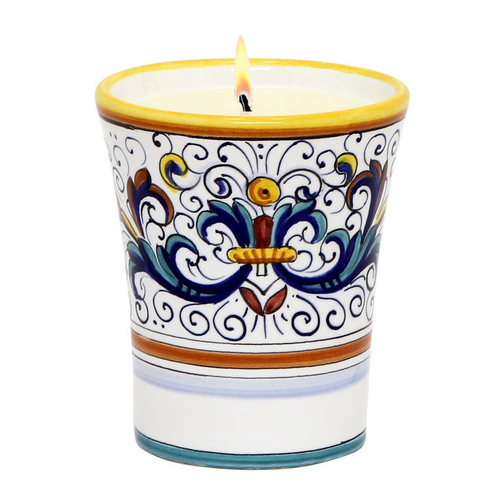 DERUTA CANDLES: Deluxe Precious Flared Candle RICCO DERUTA DELUXE Design
