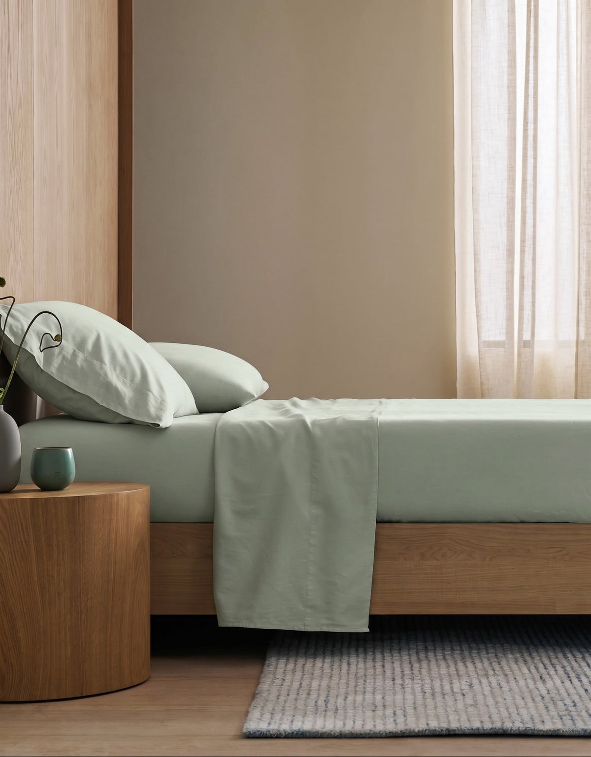 Soft-Wash Cotton Flat Sheet