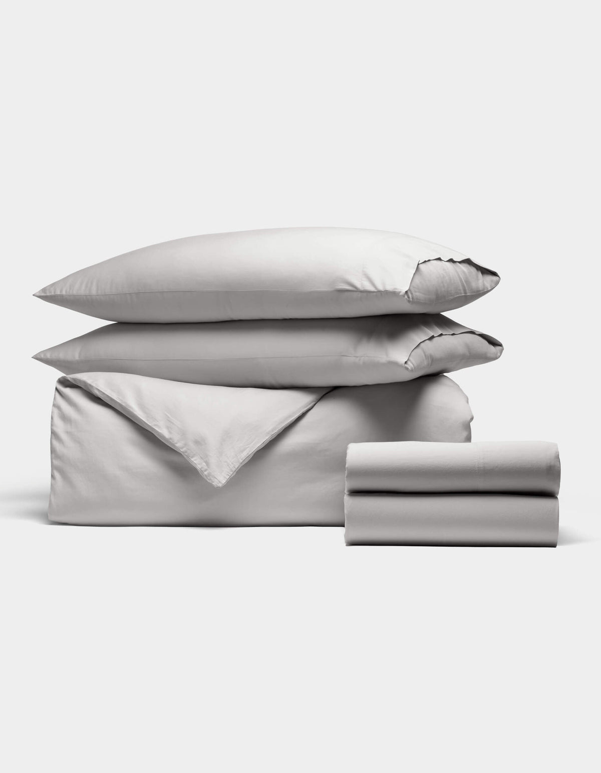 Soft-Wash Cotton Bedding Deluxe Bundle - Silk