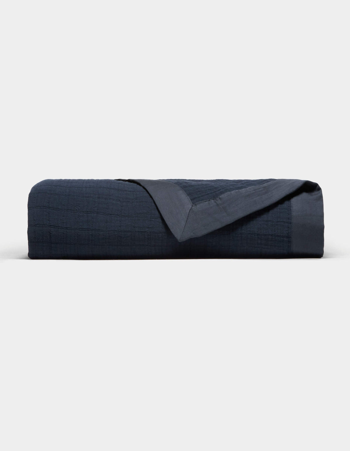 Waterfront Grid Matelasse Blanket