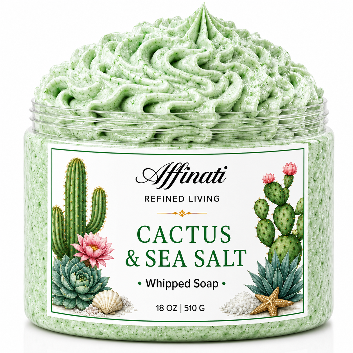 Cactus & Sea Salt Whipped Soap