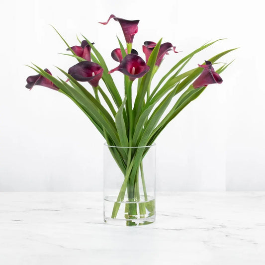 Calla Lilies Silk Flower Arrangement