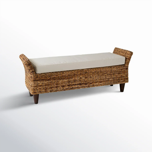 Amalfi Woven Upholstered Bench