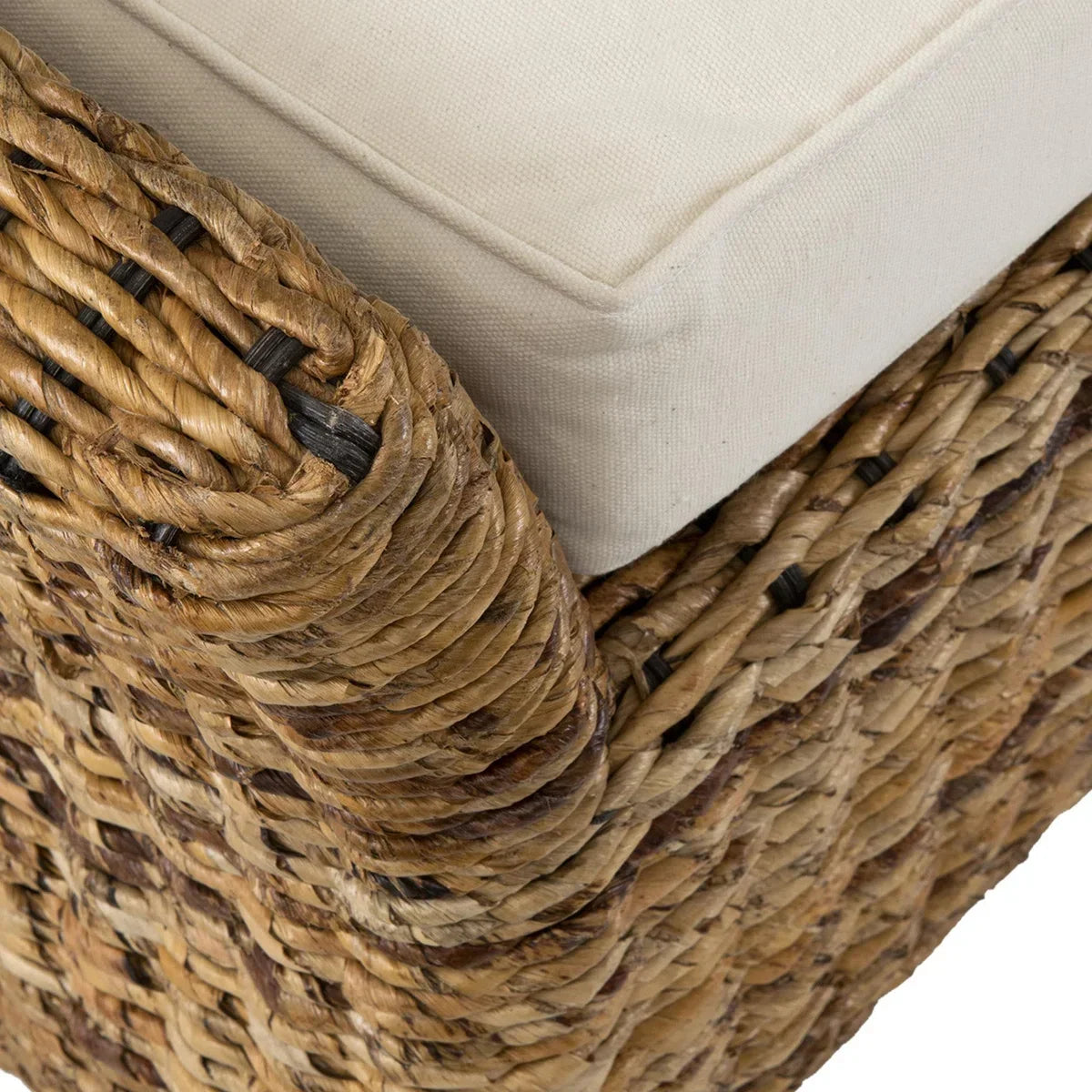 Amalfi Woven Upholstered Bench