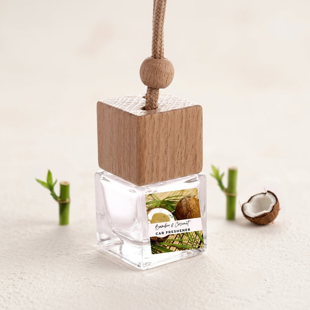 Clean & Fresh Hanging Car Freshener Collection – Crisp Linen & Cotton