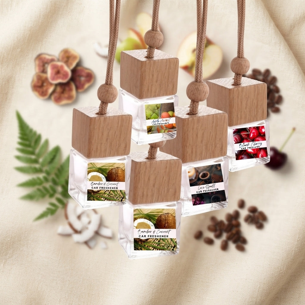 Fruity & Juicy Hanging Car Freshener Collection – Sweet & Tropical Scents