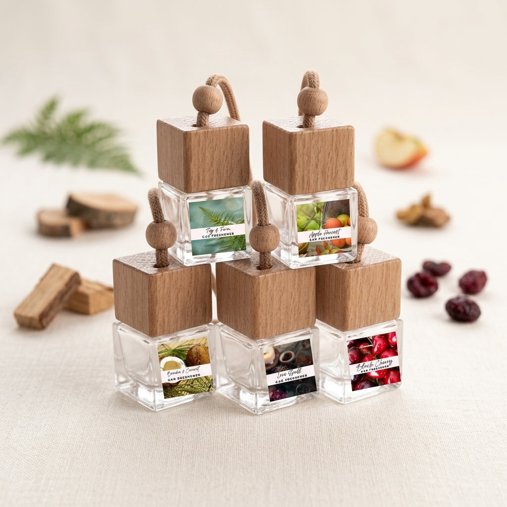 Bold & Masculine Hanging Car Freshener Collection – Woods, Amber & Smoke