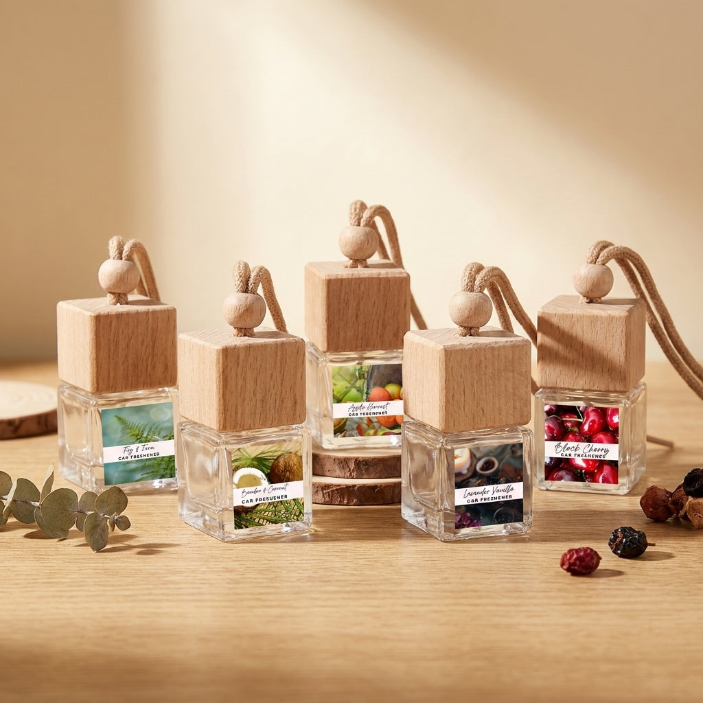 Bold & Masculine Hanging Car Freshener Collection – Woods, Amber & Smoke