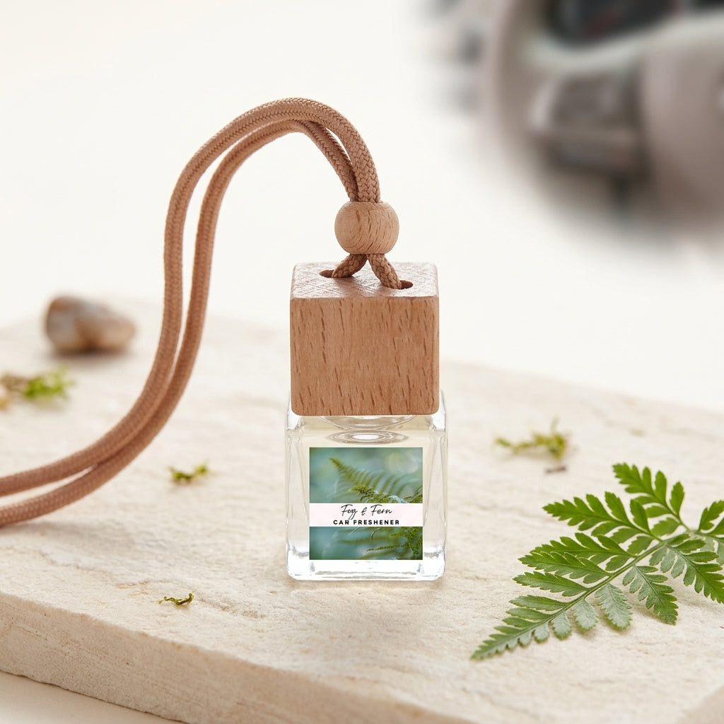 Clean & Fresh Hanging Car Freshener Collection – Crisp Linen & Cotton