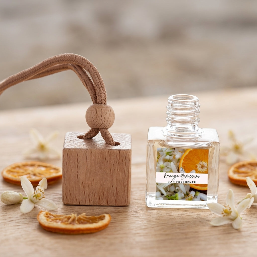 Floral & Feminine Hanging Car Freshener Collection – Elegant Blossoms