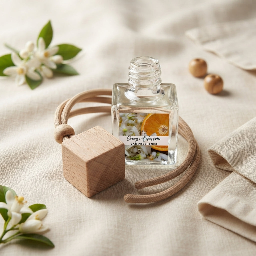 Floral & Feminine Hanging Car Freshener Collection – Elegant Blossoms