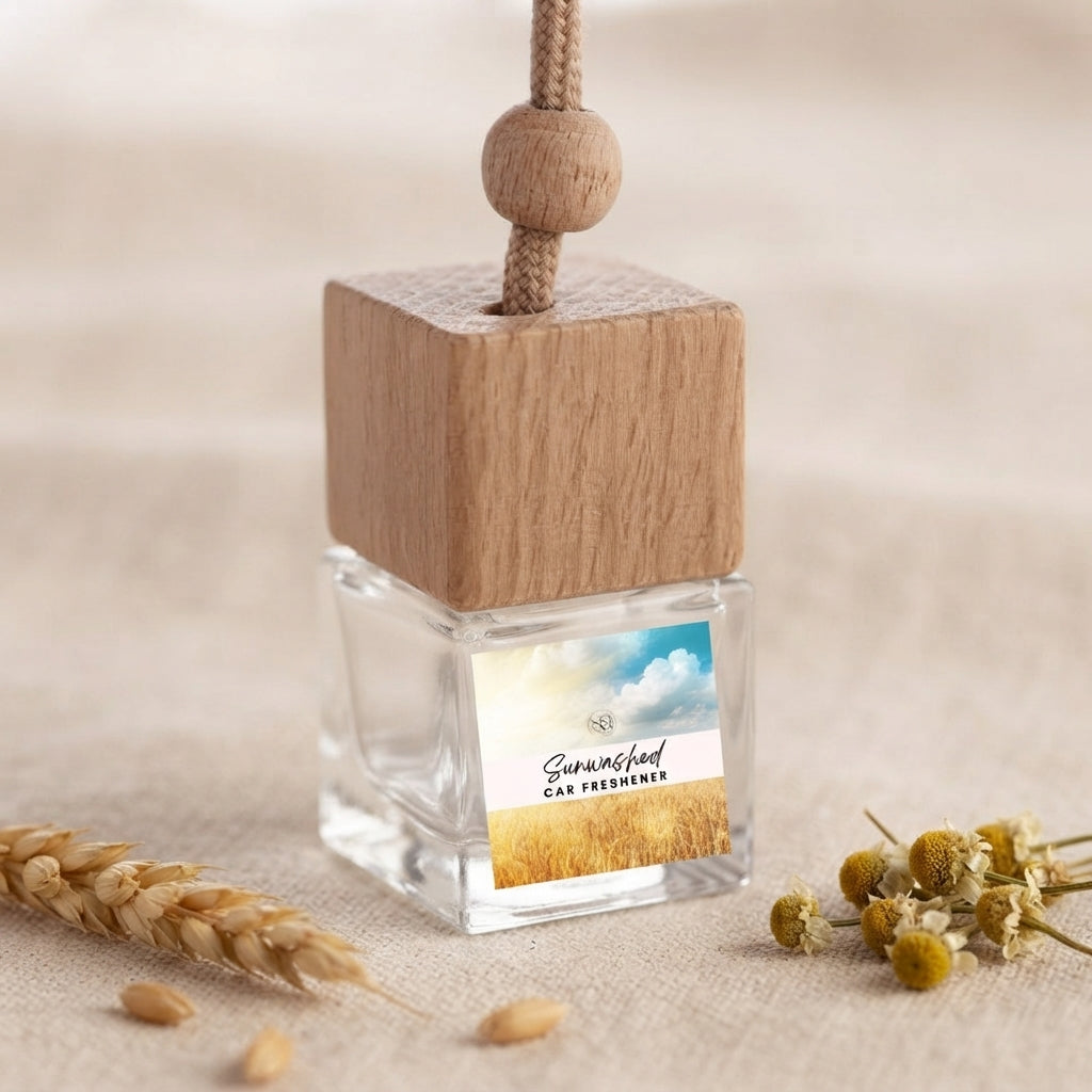 Floral & Feminine Hanging Car Freshener Collection – Elegant Blossoms
