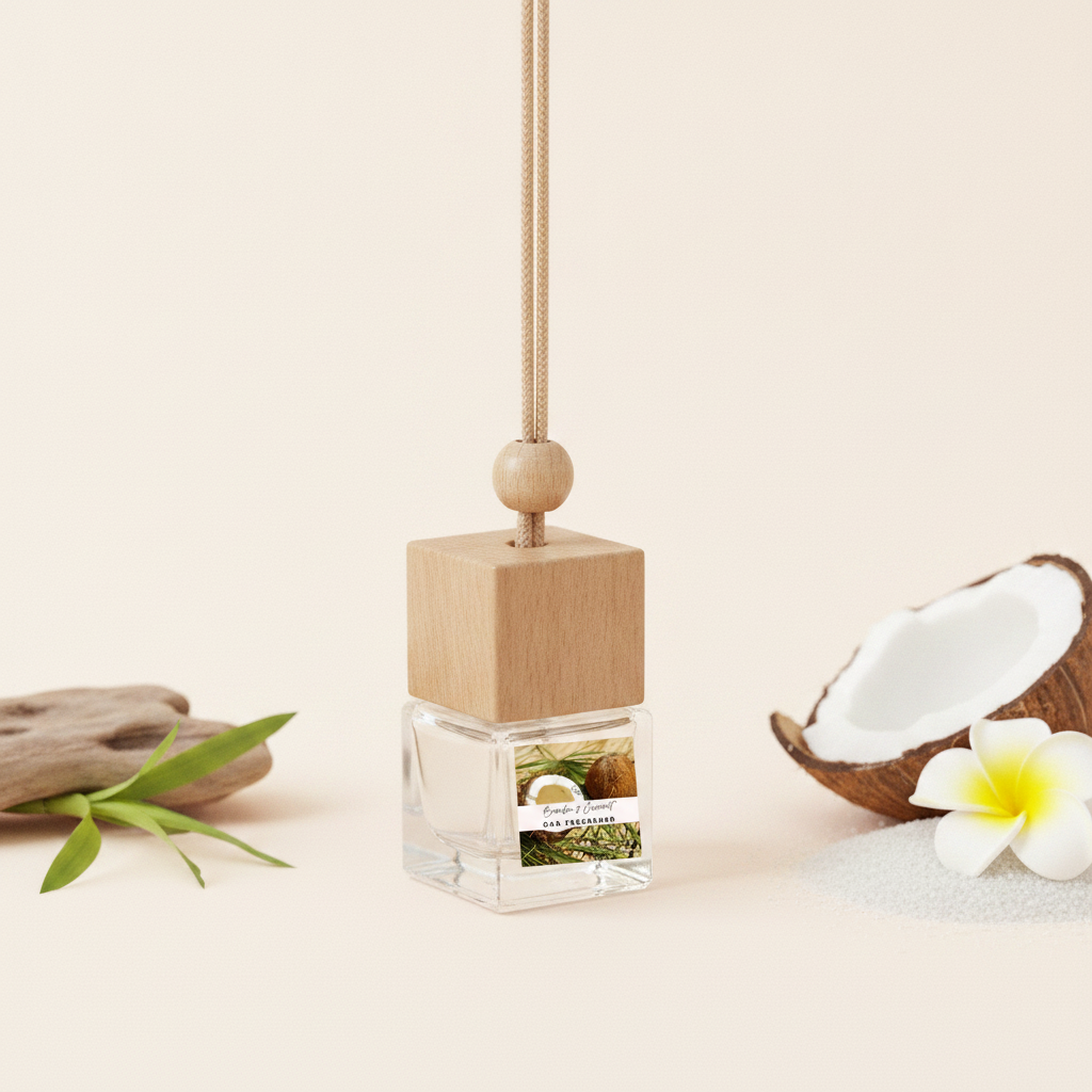 Floral & Feminine Hanging Car Freshener Collection – Elegant Blossoms