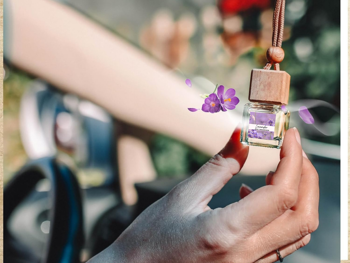 Floral & Feminine Hanging Car Freshener Collection – Elegant Blossoms