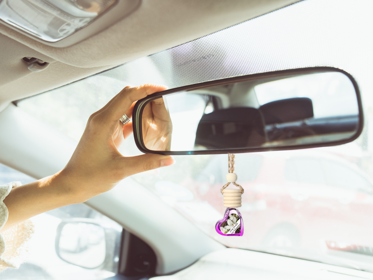 Floral & Feminine Hanging Car Freshener Collection – Elegant Blossoms