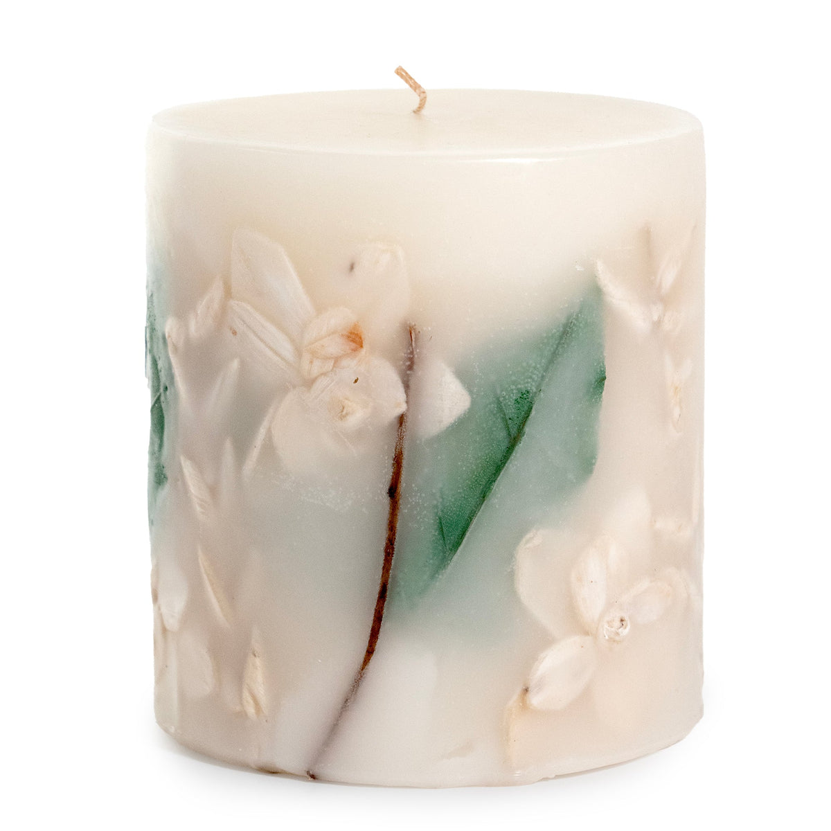 Cashmere Oak Botanical Pillar Candle
