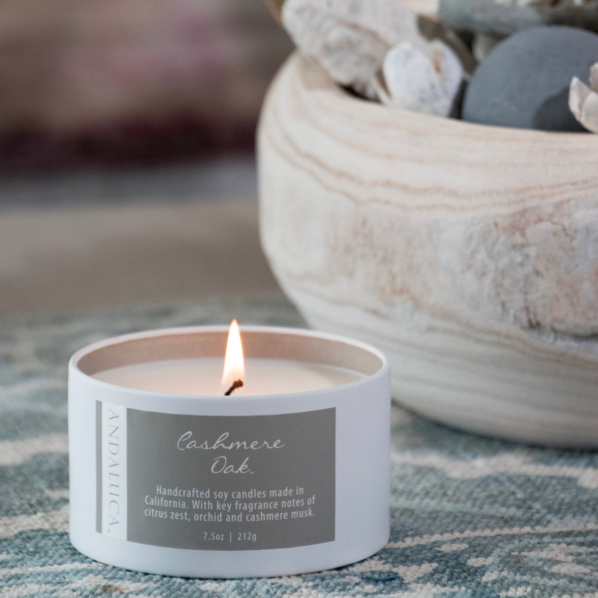 Cashmere Oak 6 oz. Tin Candle