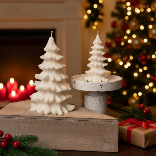 Candele al cedro per albero di Natale | Artigianali prodotte negli USA