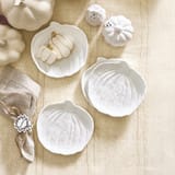 Ceramic Pumpkin Appetizer Plate 6" - Set of Four
