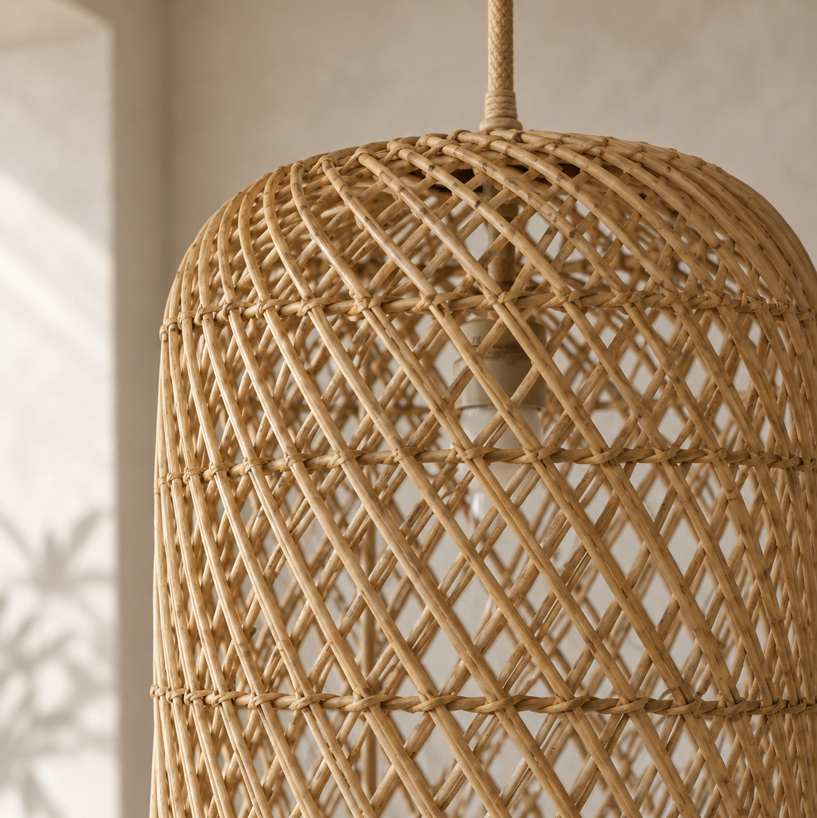 Quinn Mini Handwoven Rattan Pendant Lampshade